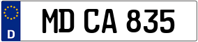 Truck License Plate